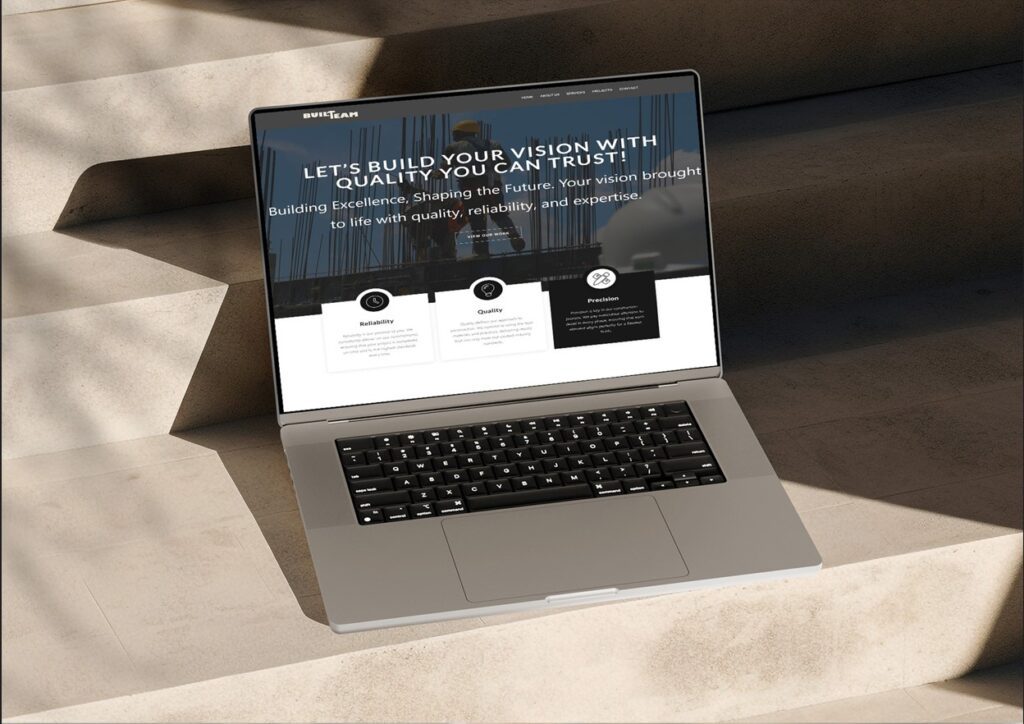 web page design Built Team, website design and development, WordPress, Lejla Bajrami, graphic designer, web designer, grafički dizajner, web dizajner, Bosna i Hercegovina
