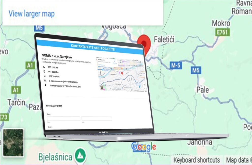 website - company location