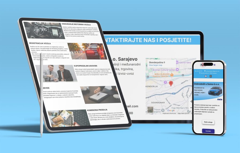 portfolio presentation for Soma website design and development, WordPress, Lejla Bajrami, graphic designer, web designer, grafički dizajner, web dizajner, Bosna i Hercegovina