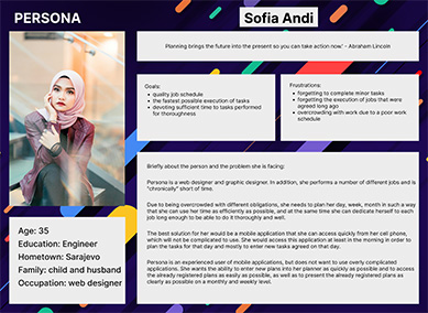 Mobile App Design, Lejla Bajrami, Graphic and Web Designer
