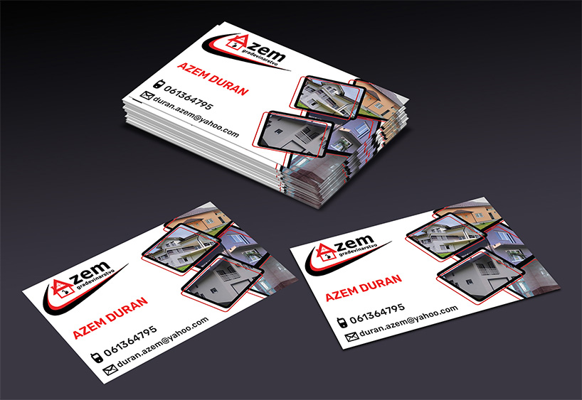 Business Card Design, Lejla Bajrami, Graphic and Web Designer