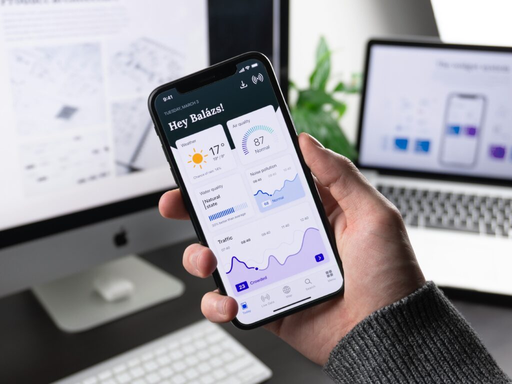 Mobile app design, Lejla Bajrami